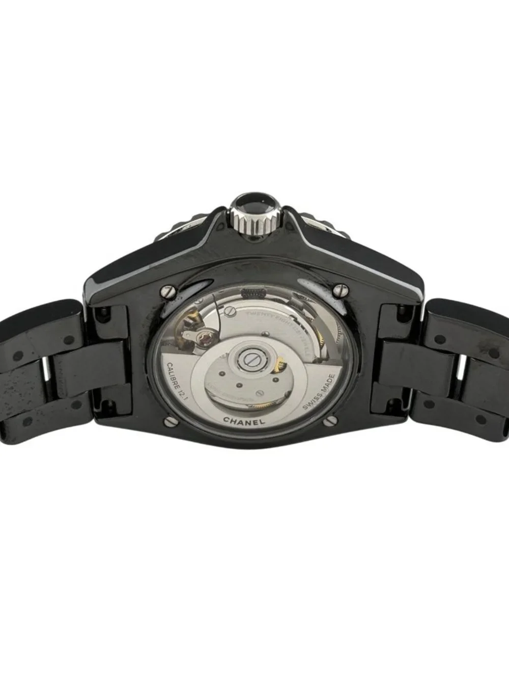 Chanel Watch Ceramic Automatic Black